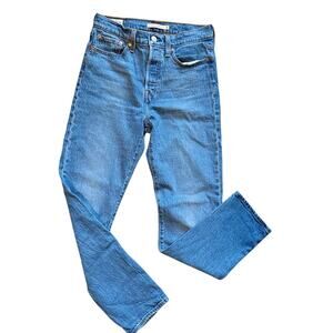 Levi's wedgie straight high waisted women denim jeans 26in